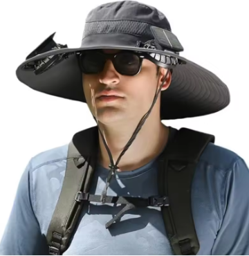 Solar Brim Cooling Hat