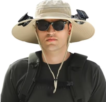 Solar Brim Cooling Hat