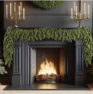 Lifelike Cedar Garland