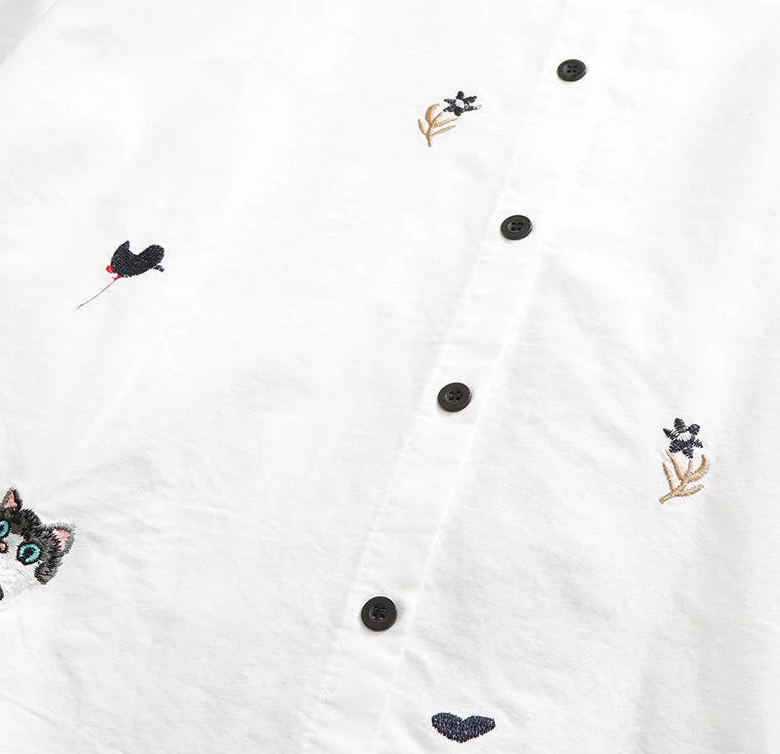 Chic Embroidered Blouse