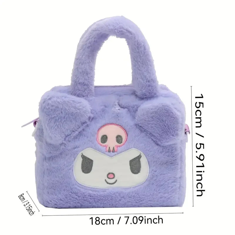 Kawaii Plush Travel Handbag