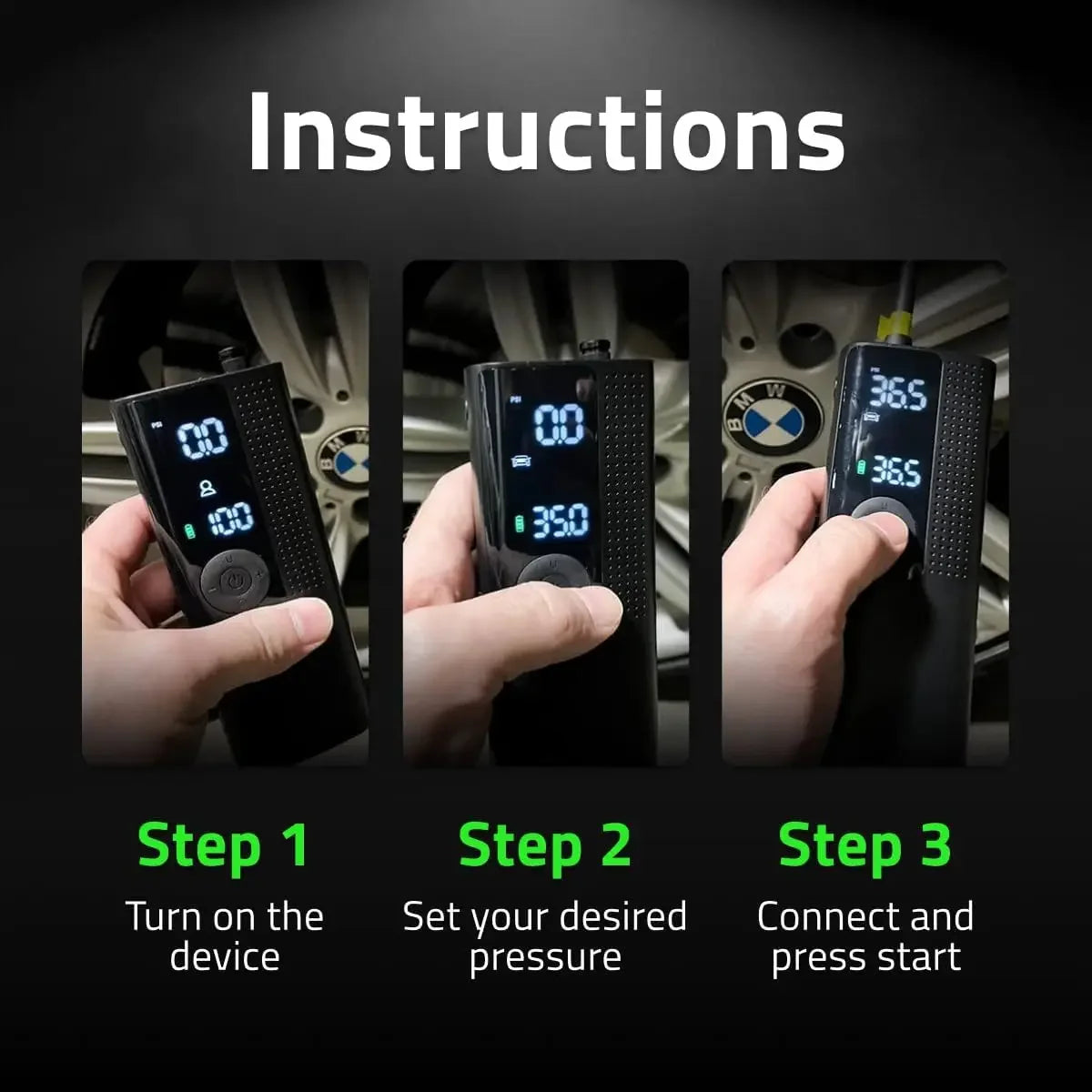 Smart Tire Air Pump