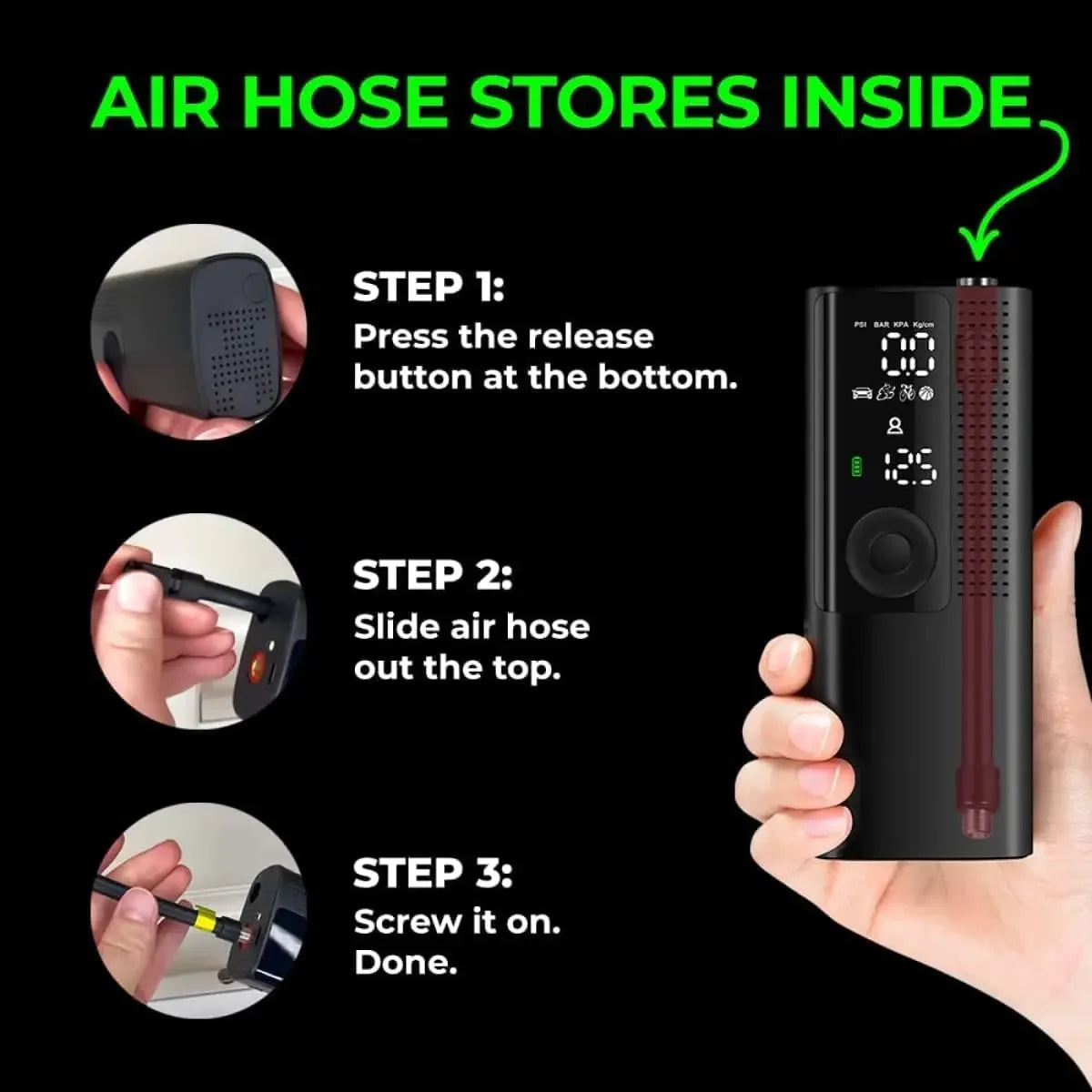 Smart Tire Air Pump