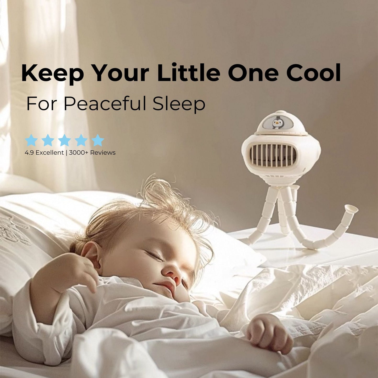 Trio Breeze Buddy stroller Fan
