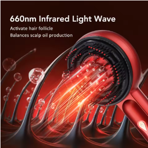 LED Hair-Growth Support Comb
Support Thicker-Looking Hair with Red & Infrared Light Technology
