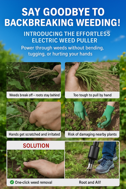 Effortless Electric Weed Puller