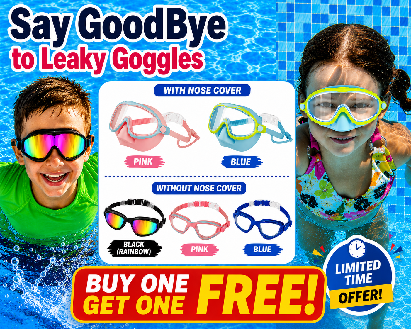 SplashyEyes Comfort Swim Goggles Pro