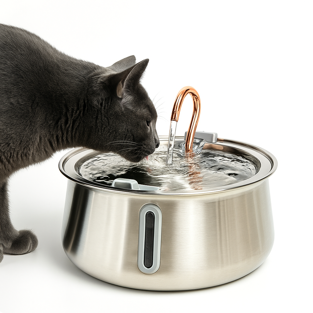 Whispering Cat Water Fountain