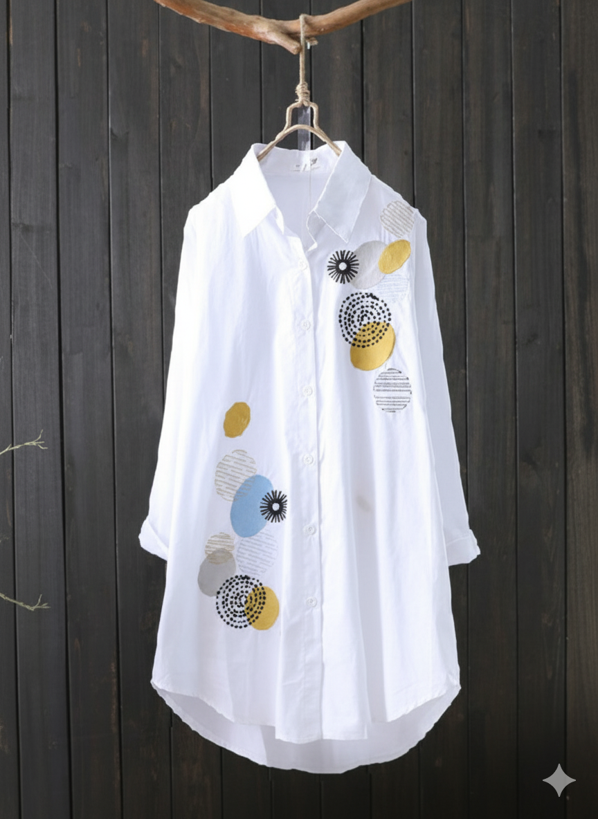 Women’s Embroidered Cotton Blouse