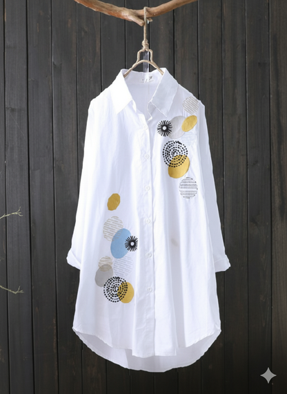 Women’s Embroidered Cotton Blouse