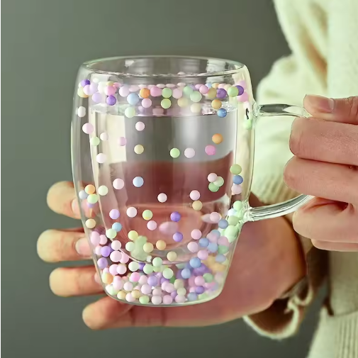 Elegant Double Flower Mug