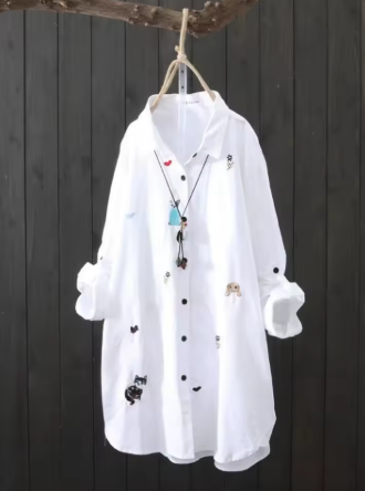 Chic Embroidered Blouse