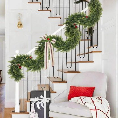 Lifelike Cedar Garland