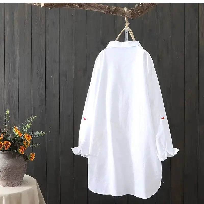 Women’s Embroidered Cotton Blouse