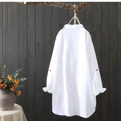 Women’s Embroidered Cotton Blouse