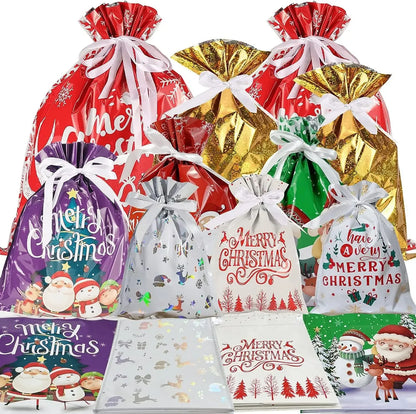 🎁Festive Drawstring Gift Bags