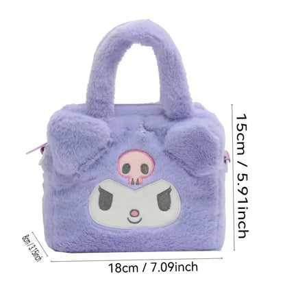 Kawaii Plush Travel Handbag