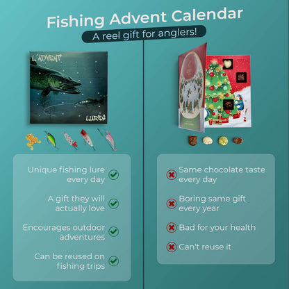 Original Fishing Lure Advent Calendar