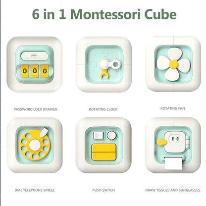 Montessori Busy Board Cube