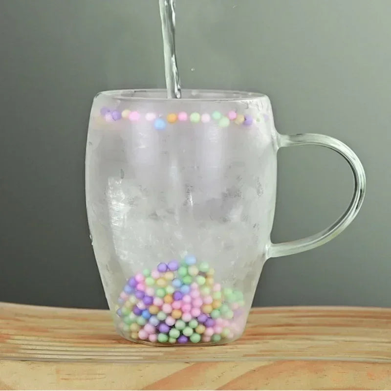 Elegant Double Flower Mug