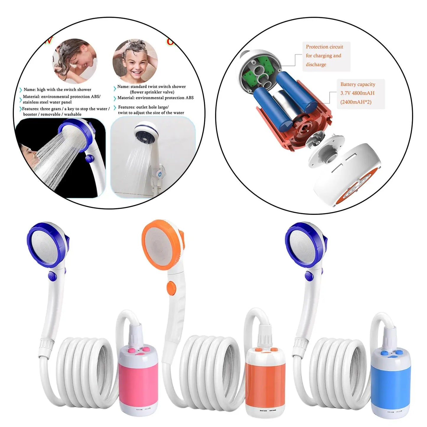Portable Outdoor Camping Shower