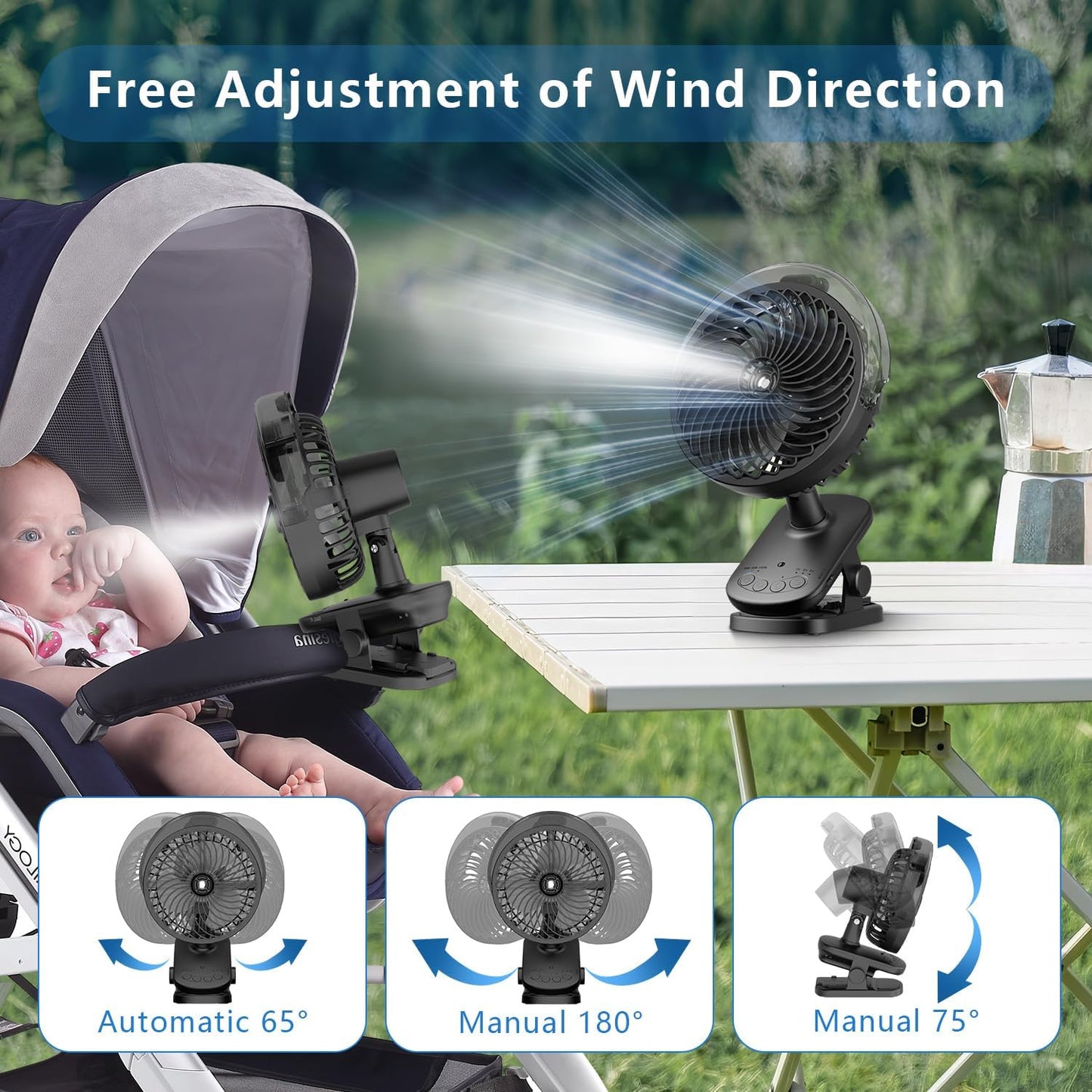 Cool Breeze Clip Fan