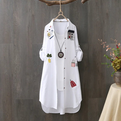 Chic Embroidered Blouse