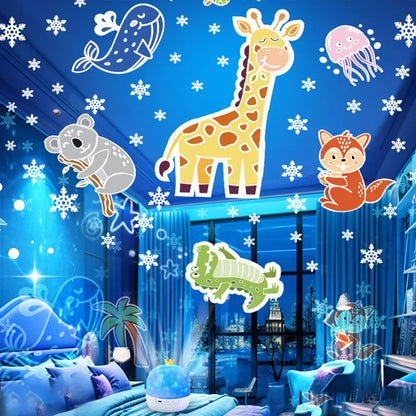Starry Dream Rotating Night Light- 15 in 1 Kids Galaxy Projector