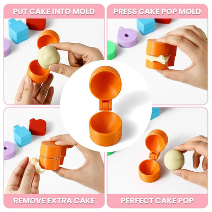Orange Cake Pop Shaping Mold