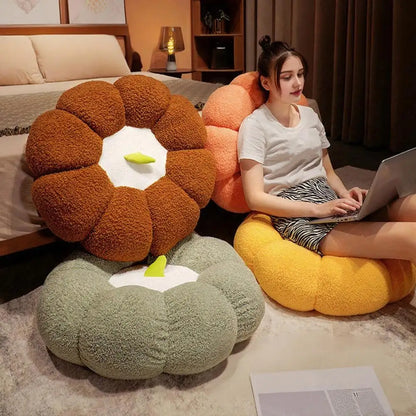 Cozy Pumpkin Floor Cushion