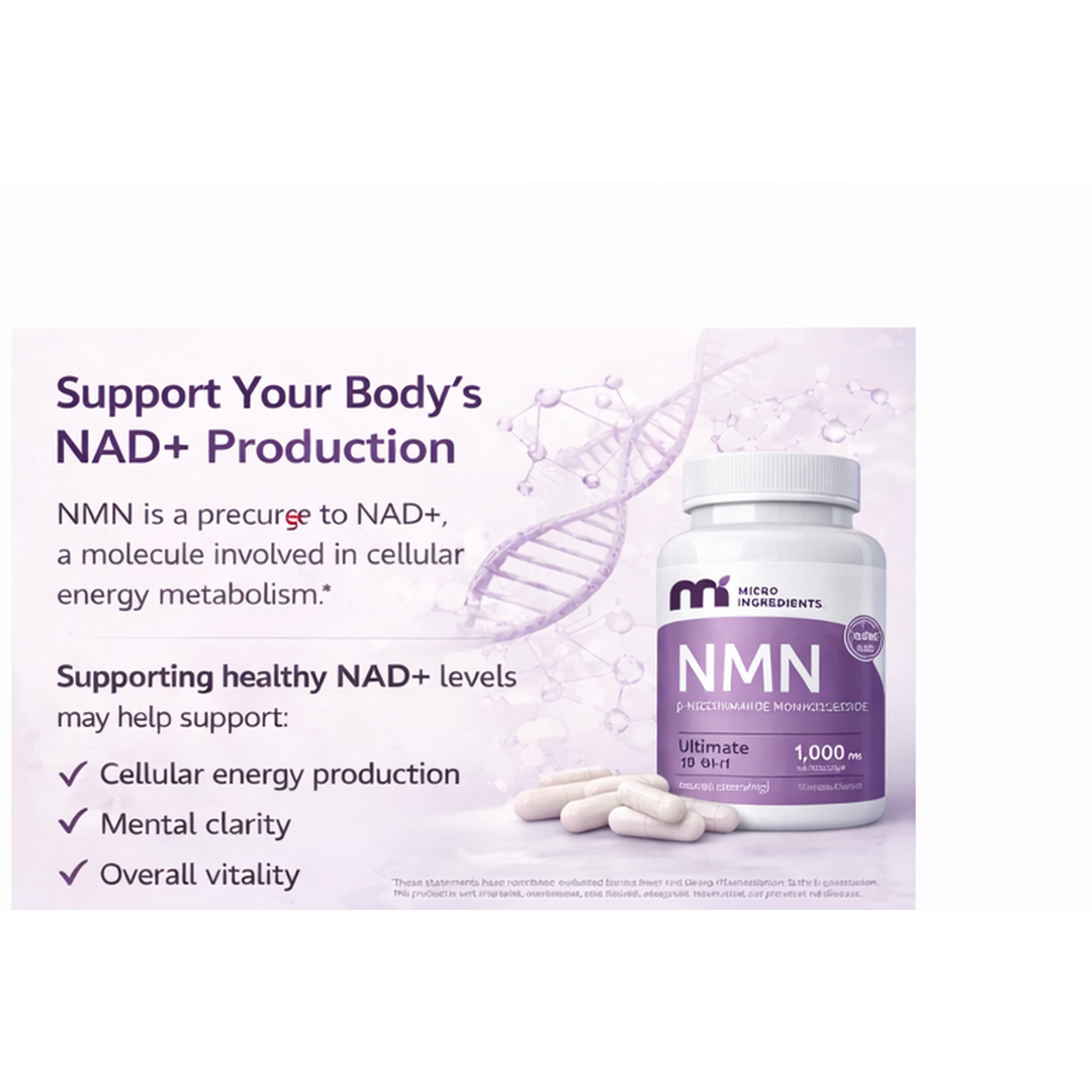 Daily NMN Supplement for all-Day Energy & NAD+ Support