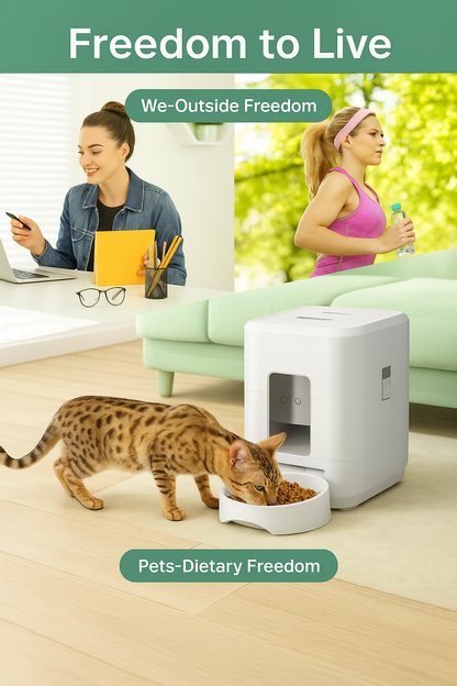 Smart Feeder: Perfect Portions & App Control for Cats & Dogs