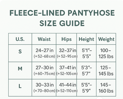Cozy Fleece Tights