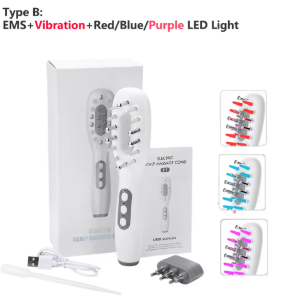 LED Hair-Growth Support Comb 
Support Thicker-Looking Hair with Red & Infrared Light Technology
